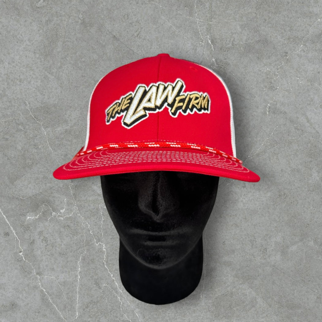 The Law Firm Red/White Rope Hat