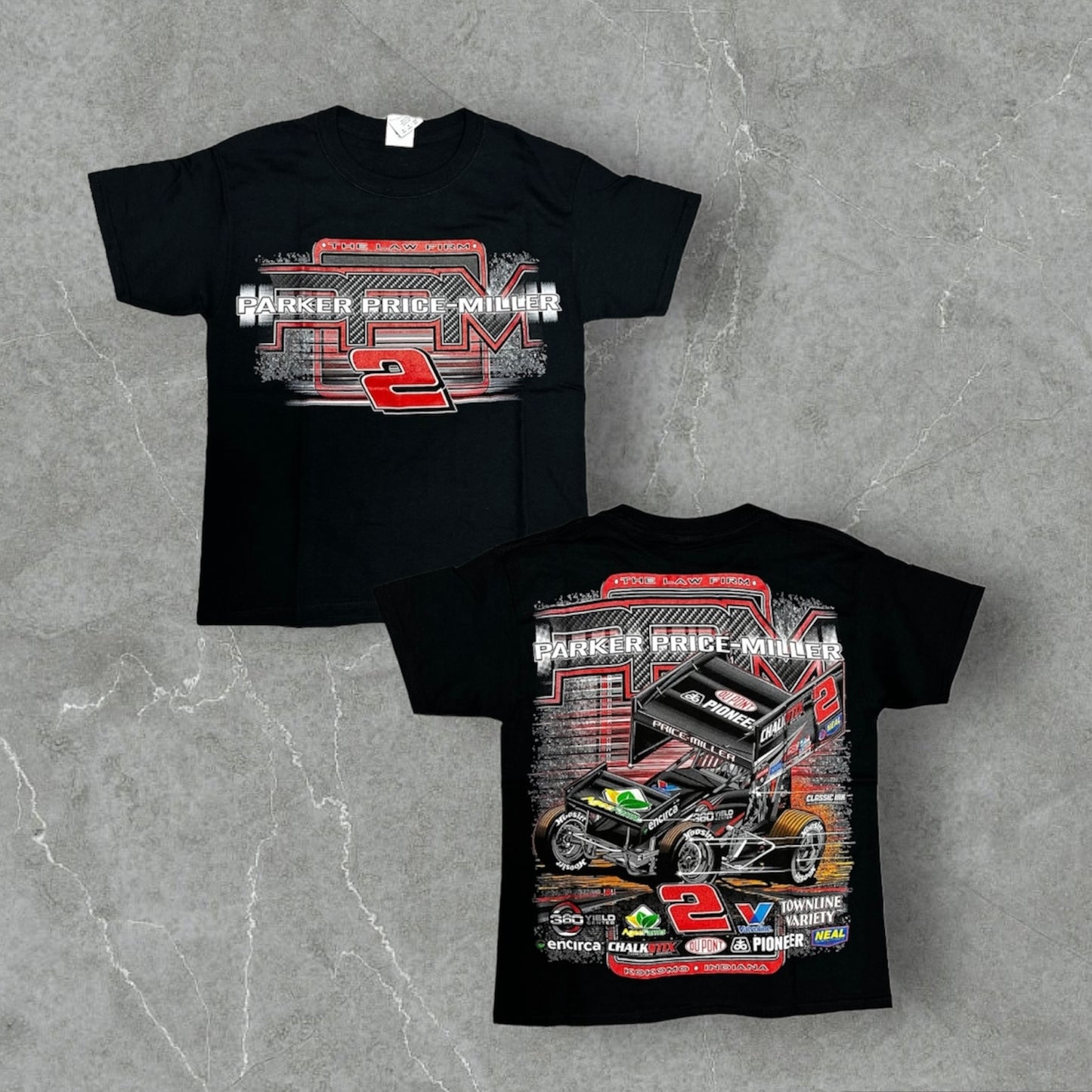 2 Car 2016 Youth Black Tee