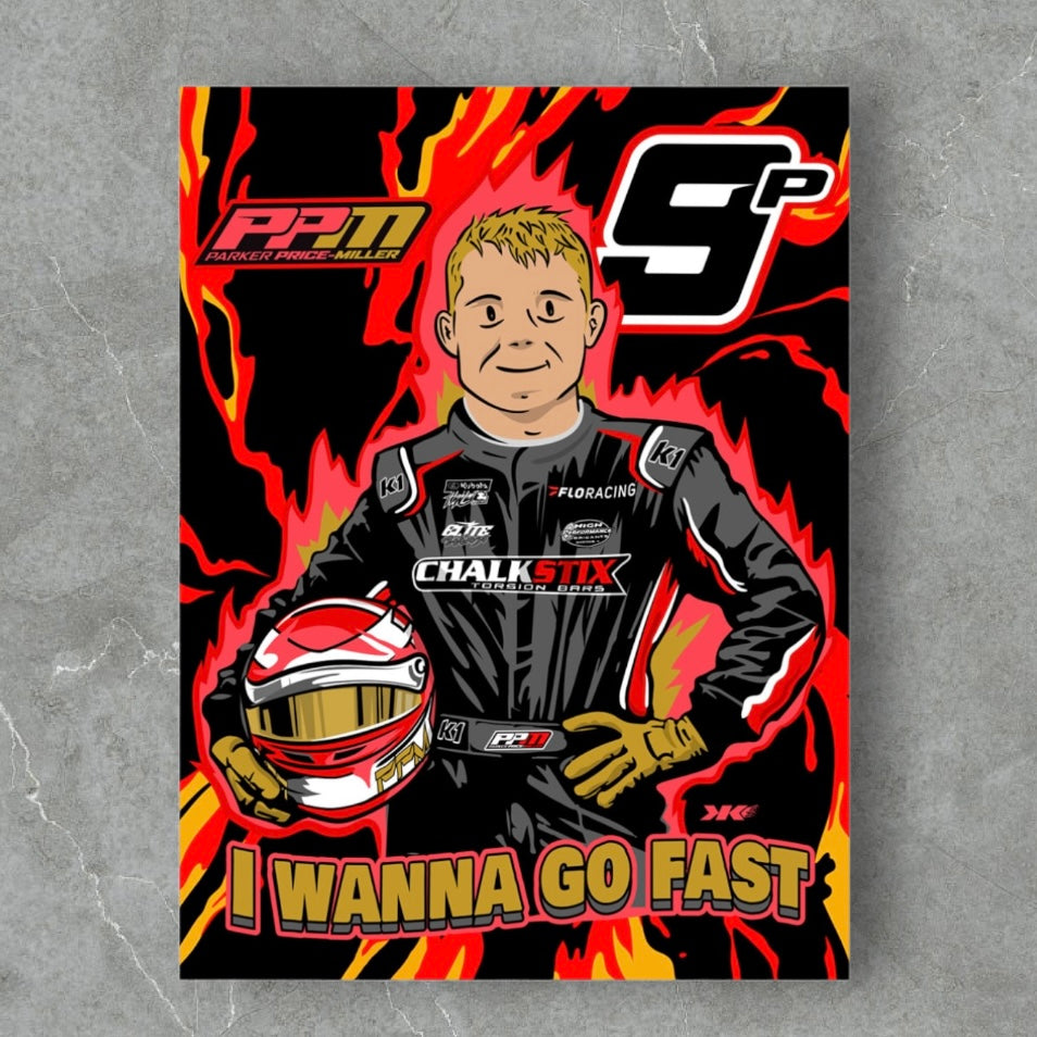 “I Wanna Go Fast” Poster