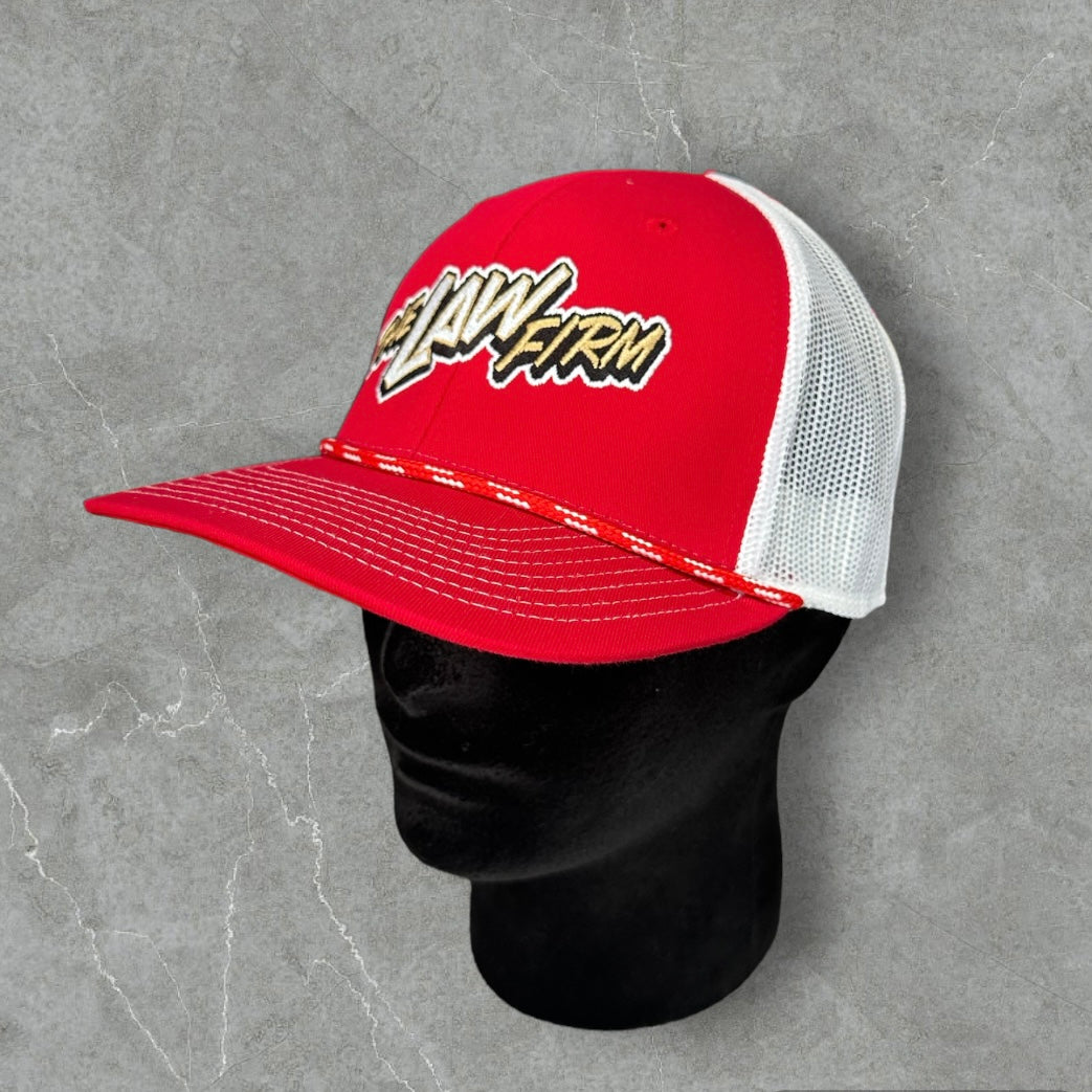 The Law Firm Red/White Rope Hat