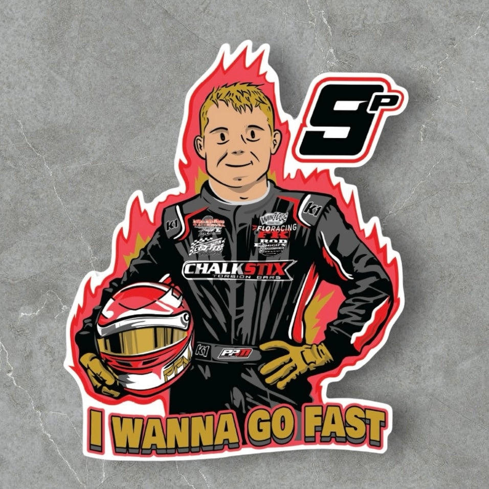 “I Wanna Go Fast” Decal