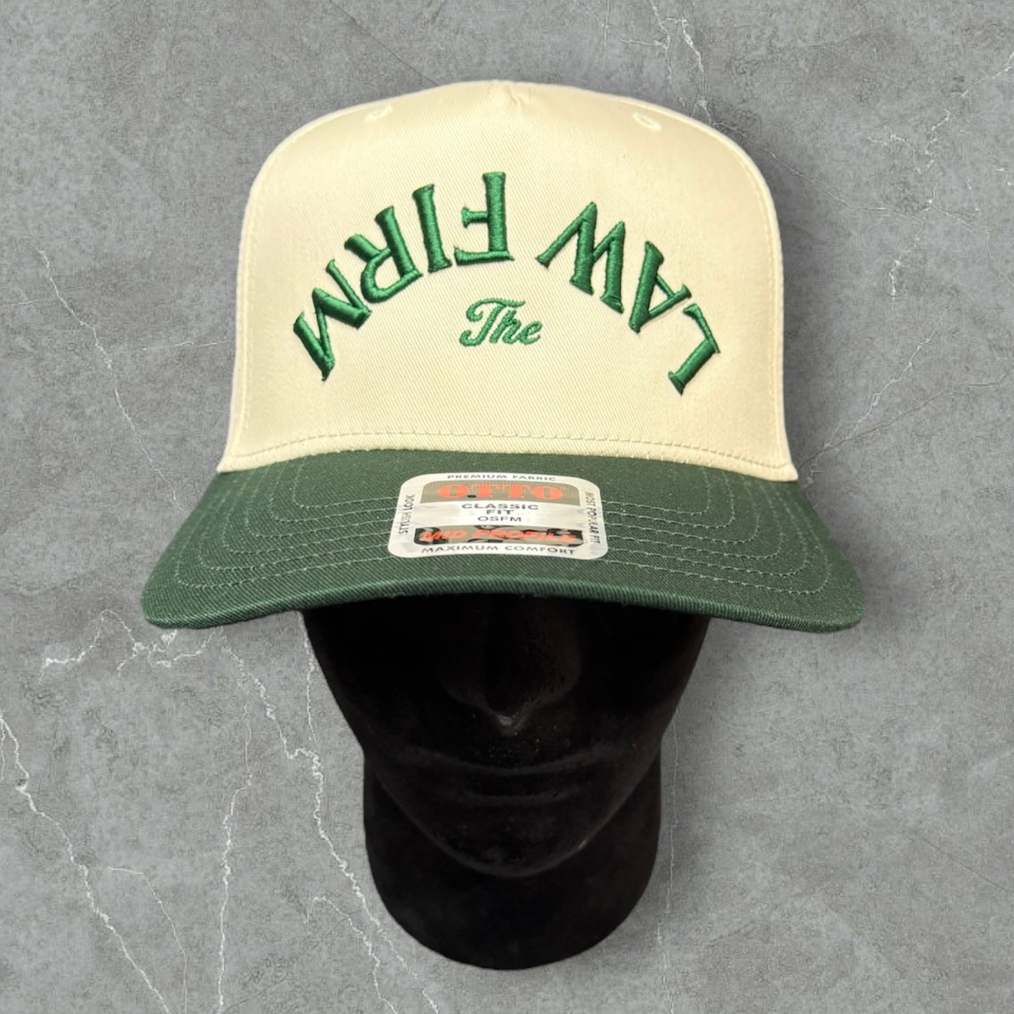 The Law Firm 180° Beige/Green Hat