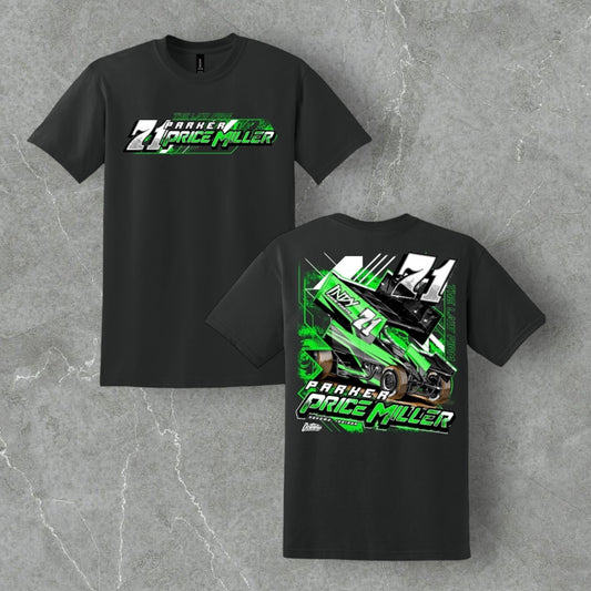 71 Green Machine Black Tee