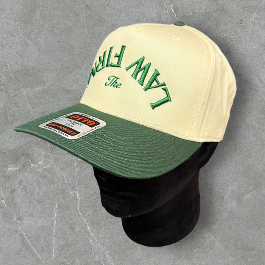 The Law Firm 180° Beige/Green Hat